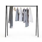 Economical and Practical Folded Garments Metal Clothing Display Rack