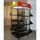 Floor Standing 4 Sides Gridwall Branded Display Stands