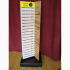 4 sided Plastic Slatwall Branded Display Stands
