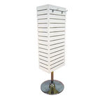 4 Sided Metal Hooks Free Standing Wooden Retail Display Stands