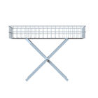 Folding Metal Wire Mobile Dump Table With Square Tube Foot