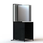 Knock Down 10Panel Photo Display Stand With Grid Cabinet