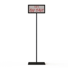 Powder Coated Metal Sign Display Stand With Advertisement Board