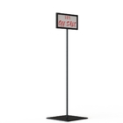 Powder Coated Metal Sign Display Stand With Advertisement Board