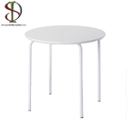 W60 x H57cm Home Round Metal Table House Kids Table For Painting